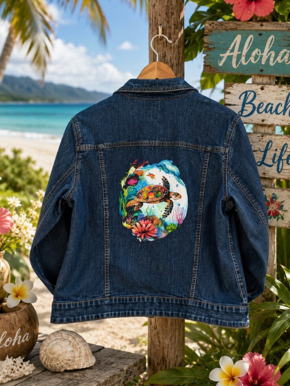 Faded Glory | Roomy Medium | Upcycled Bird & Blossom Jacket